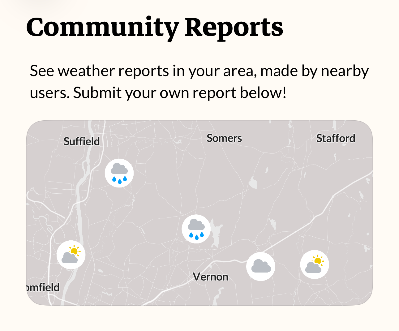 Community reports